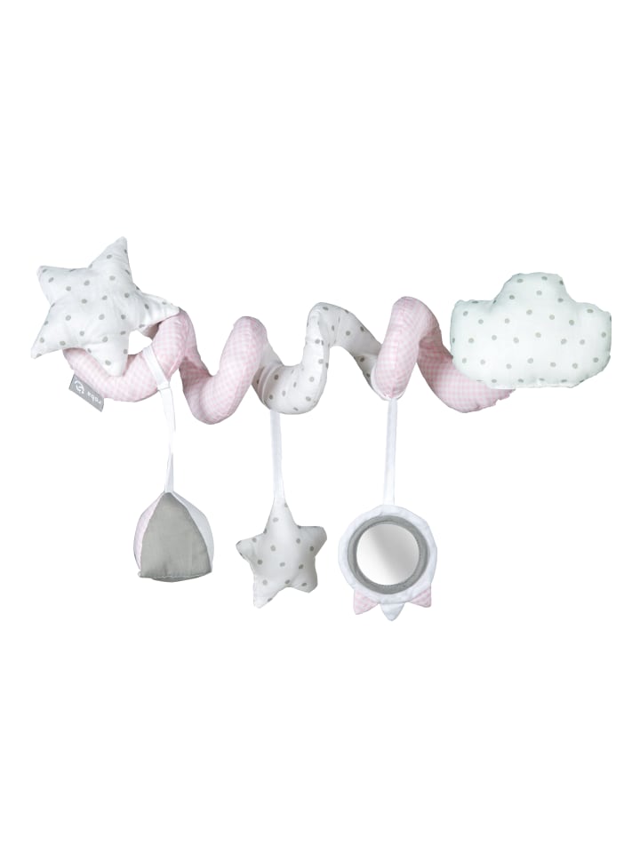 Kleine Wolke Rosa' Activity Spirale, Spielzeug für Kinderwagen