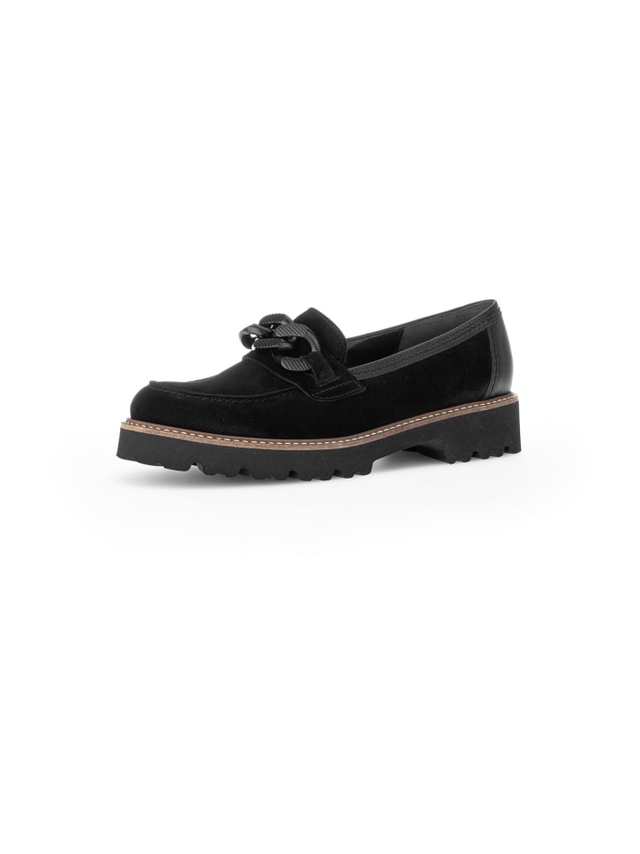 Klassische Slipper in Schwarz