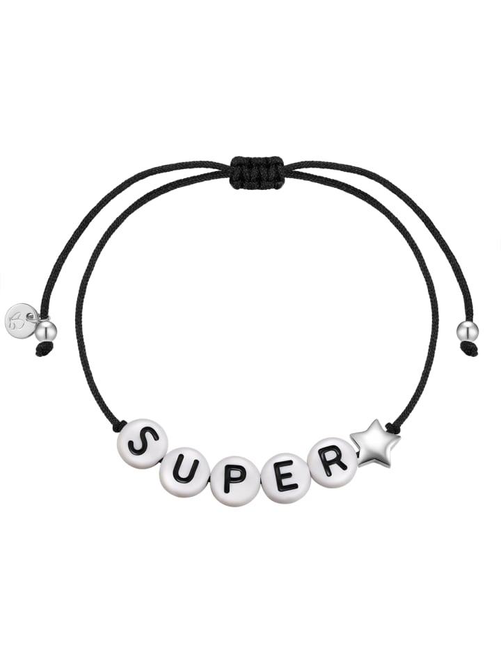 Armband Stern/SUPER aus Sterling Silber in silber