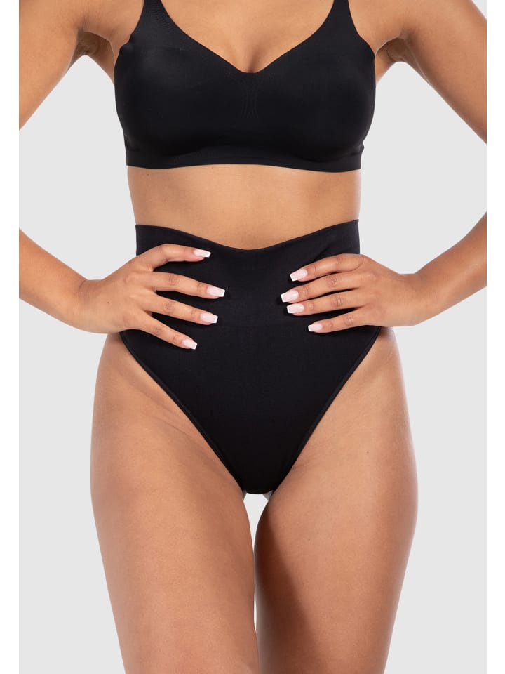 Mid Waist String Nysa in Schwarz