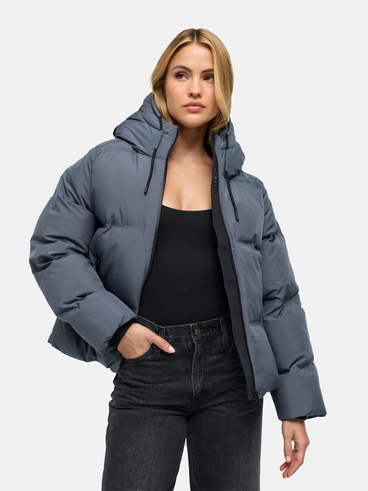 Winterjacke Petit-Puffy 14 in Blue Grey