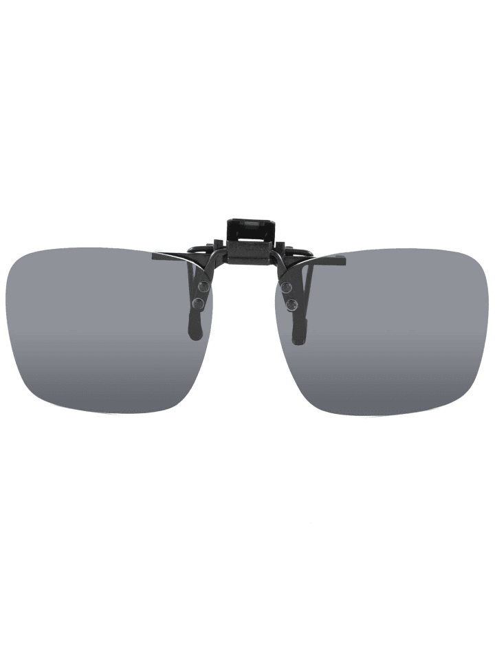 Clip On Sonnenbrille in Schwarz