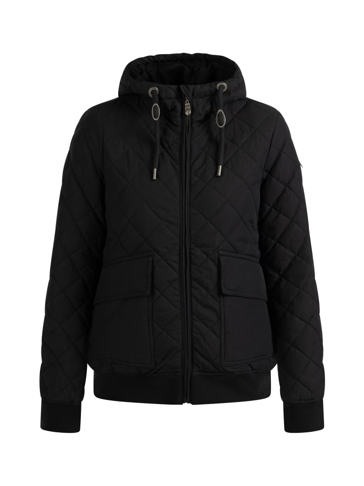 Damen Blouson Mit Leichter Wattierung in Schwarz