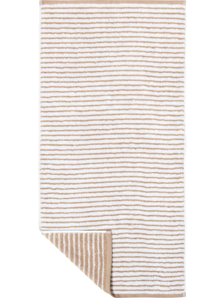 Jacquard Duschtuch Konstanz in cappuccino