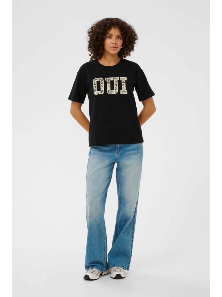 T-shirt KArosie Oversize fit in Black Deep