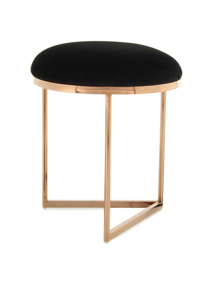 Hocker Wynona 325 in schwarz - roségold
