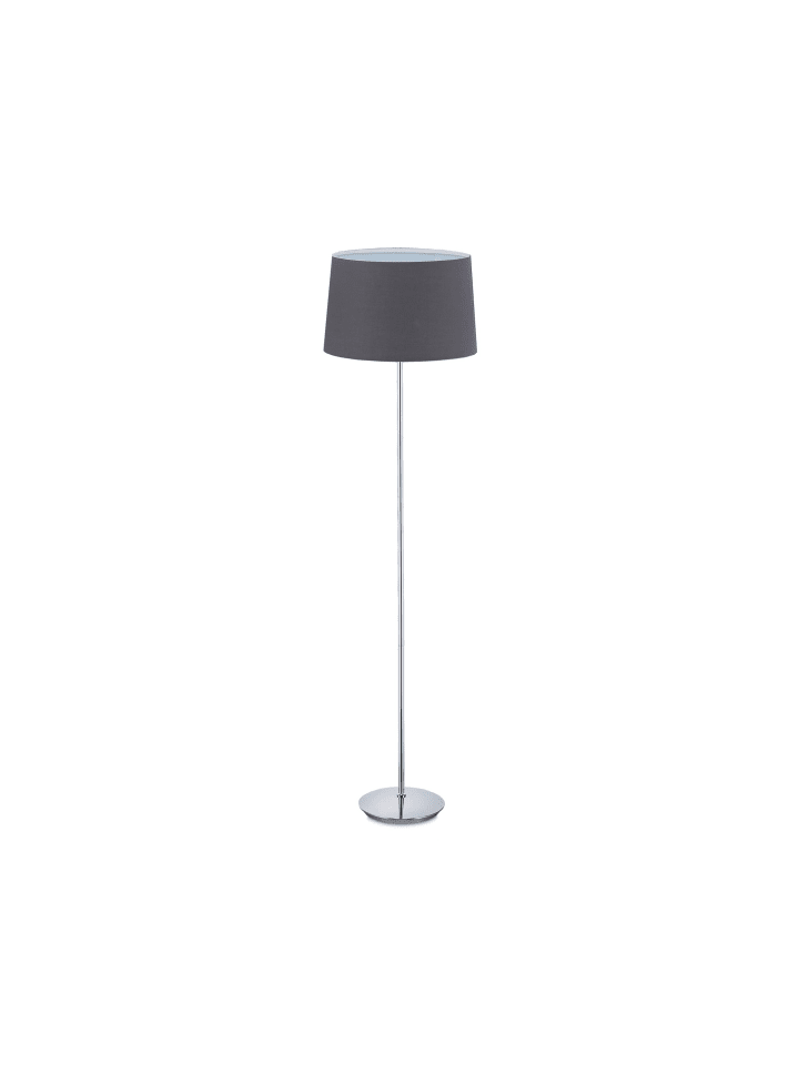 Stehlampe in Grau - (H)148,5 x Ø40 cm
