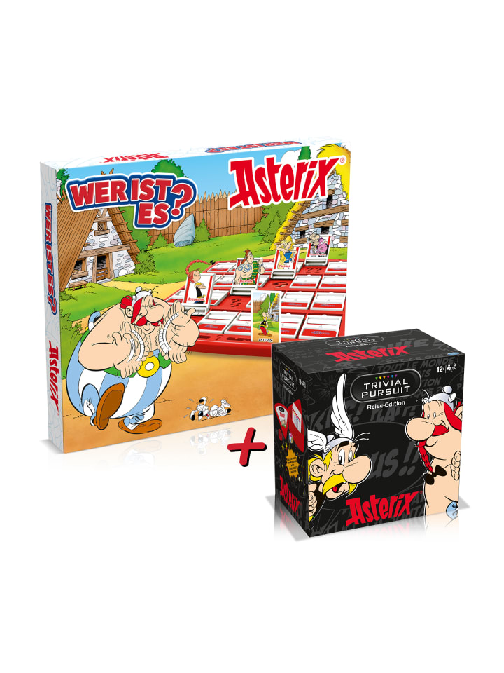 Asterix Spiele BUNDLE - Wer ist es? + Trivial Pursuit in bunt