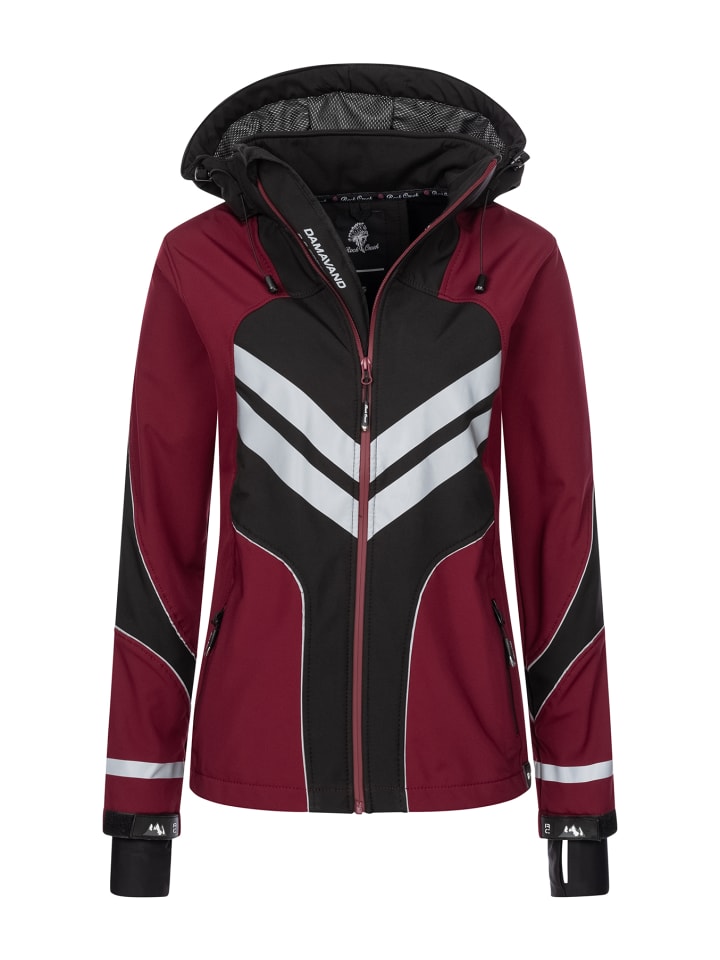 Jacke in Weinrot
