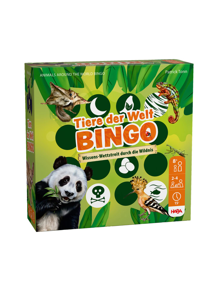 Spiel Tiere der Welt - Bingo in mehrfarbig