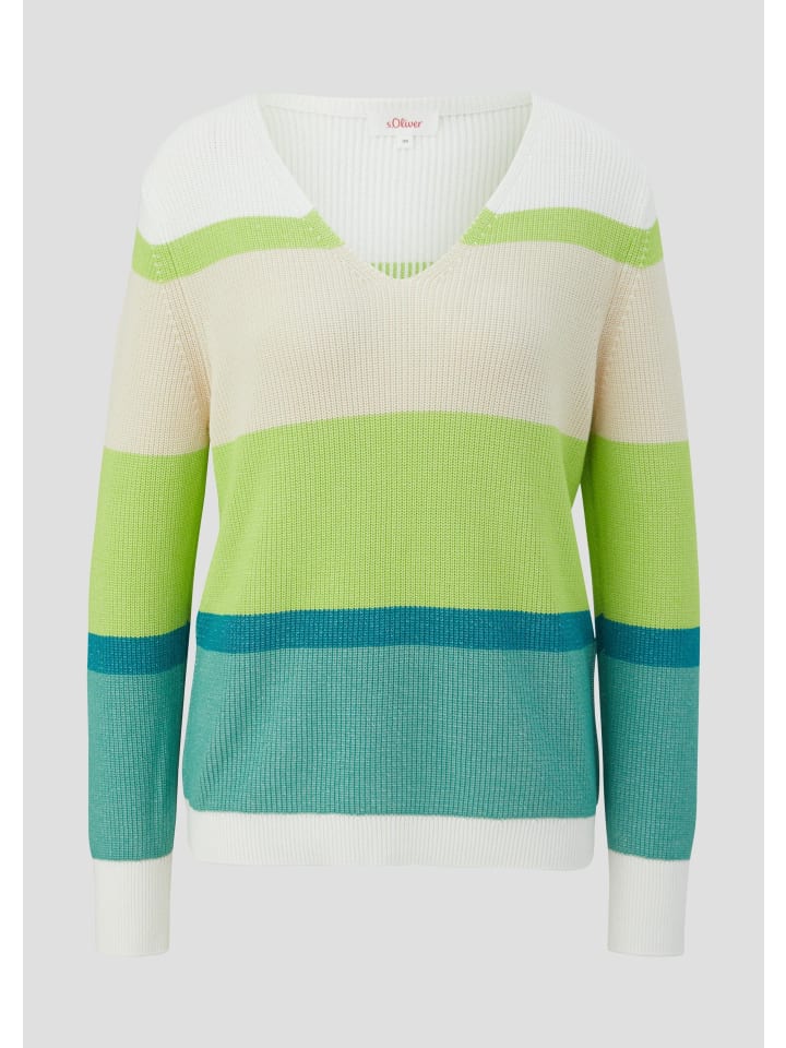 Strickpullover in 74X8_limettengrün