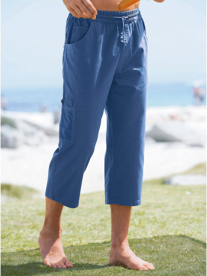 Schlupfhose in blue-stone-washed
