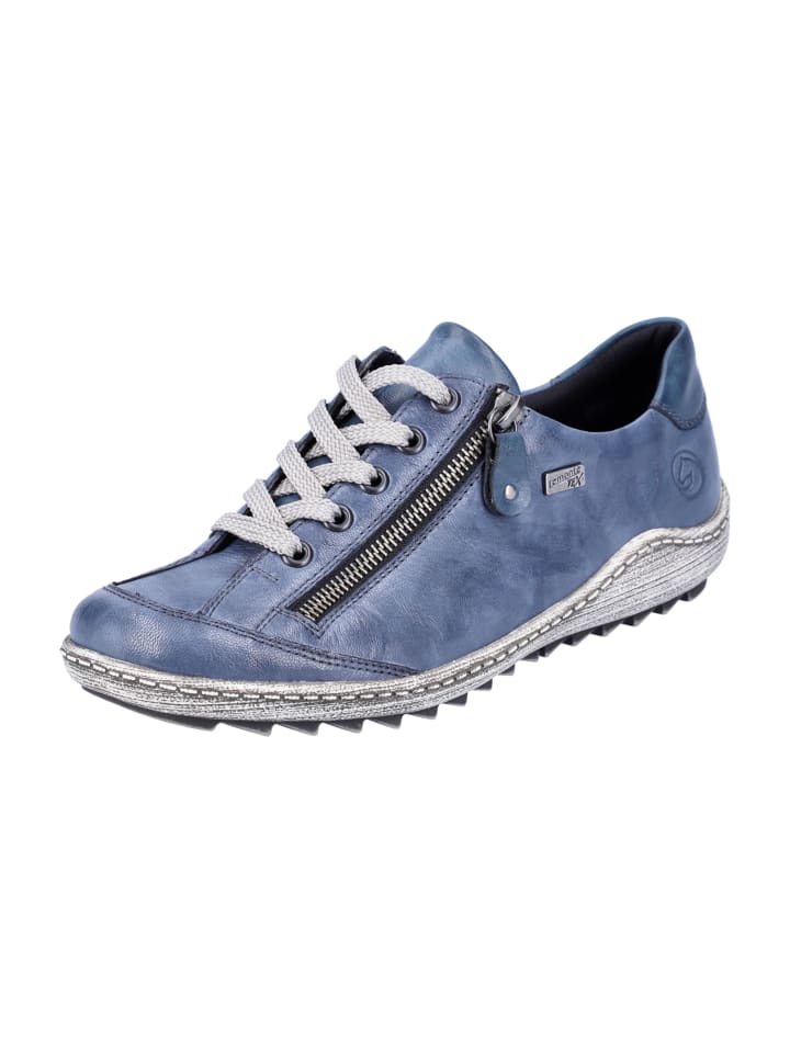 Komfort Schnürschuhe in Blau