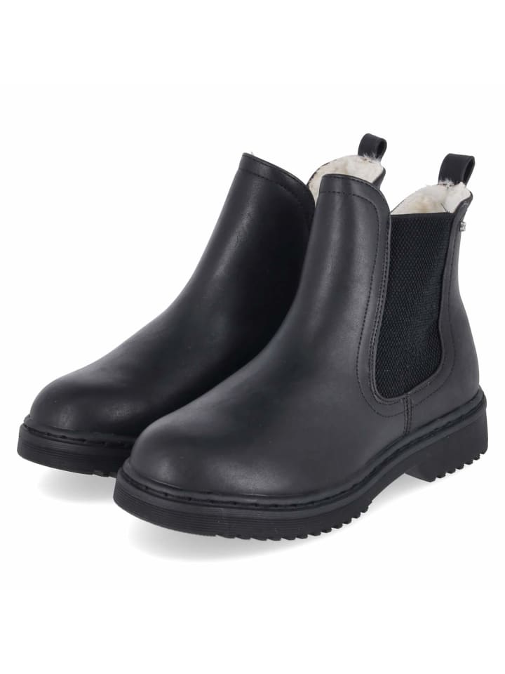 Winter Chelsea Boots in schwarz