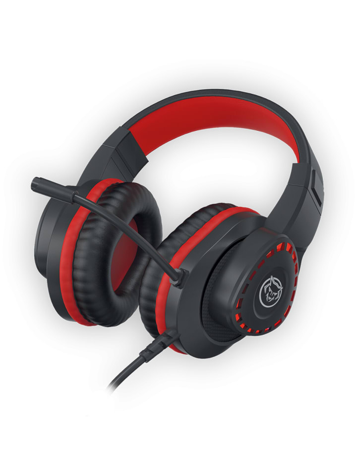 Qware Gaming Headset Tulsa – Kabelgebundenes Headset kompatibel in Mehrfarbig