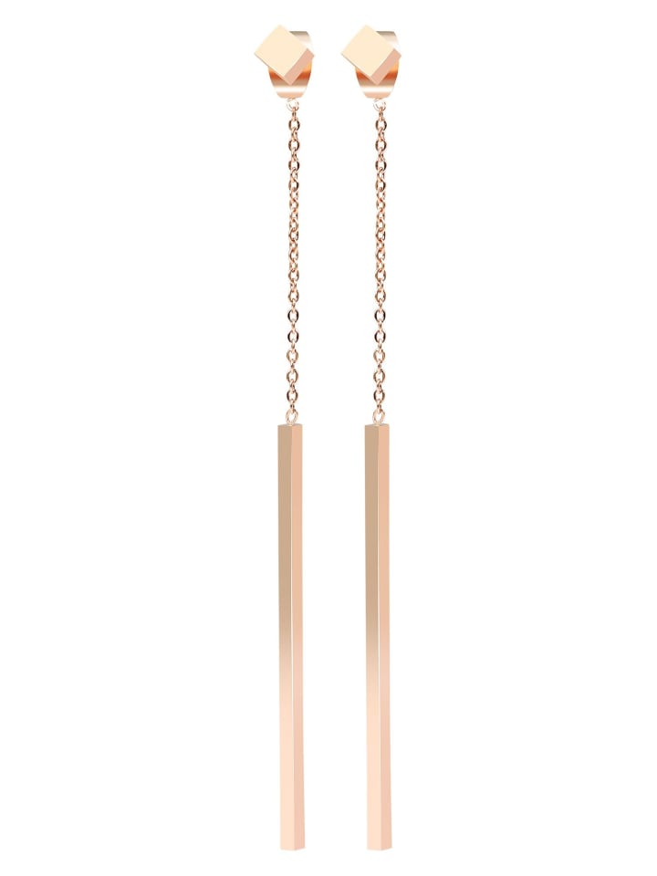 Damen Ohrringe aus Edelstahl in gold