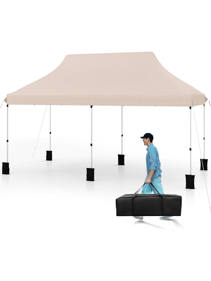 Pavillon 3x6m in Beige