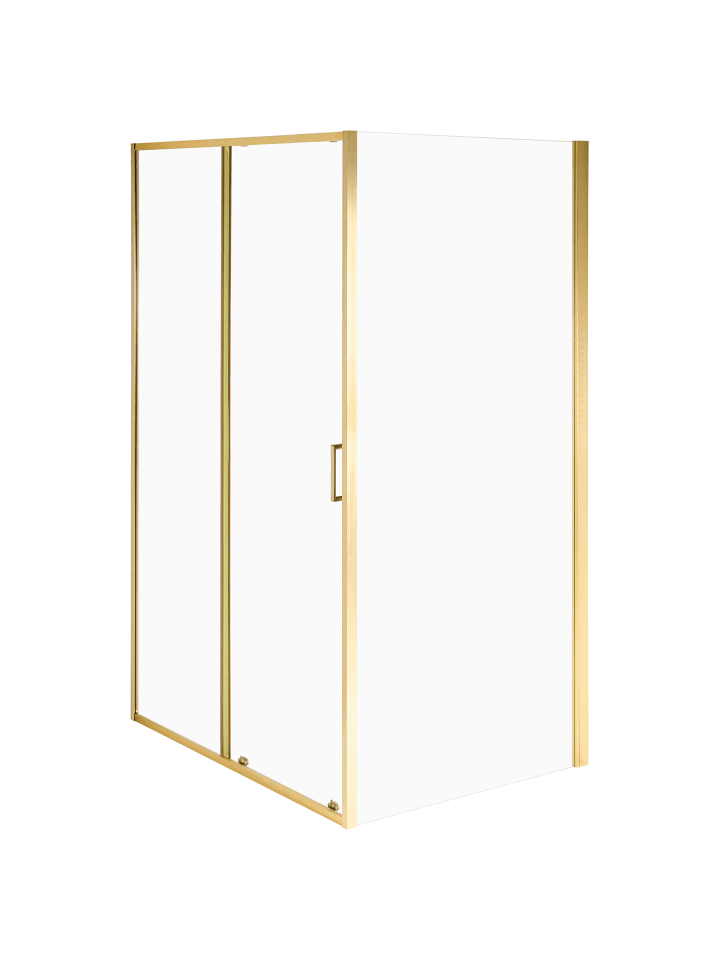 Duschkabine LANGUI in Gold - (W) 120 x (H) 190 x (L) 90 cm