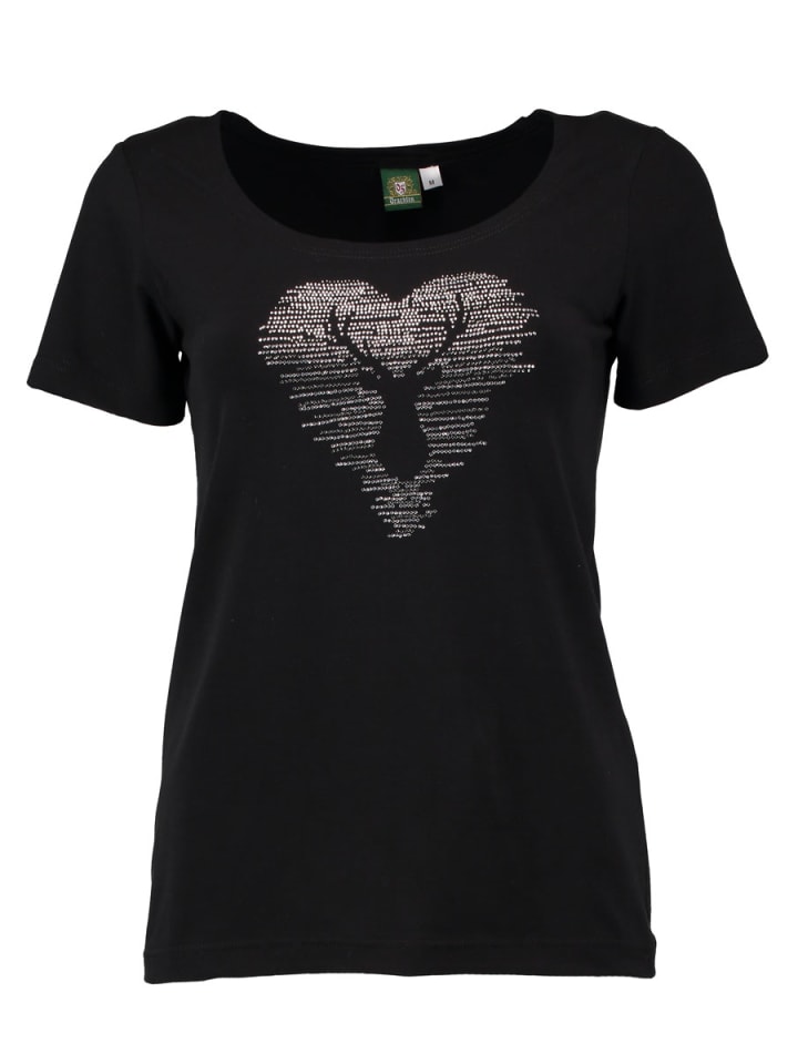 T-Shirt Yomaru in schwarz