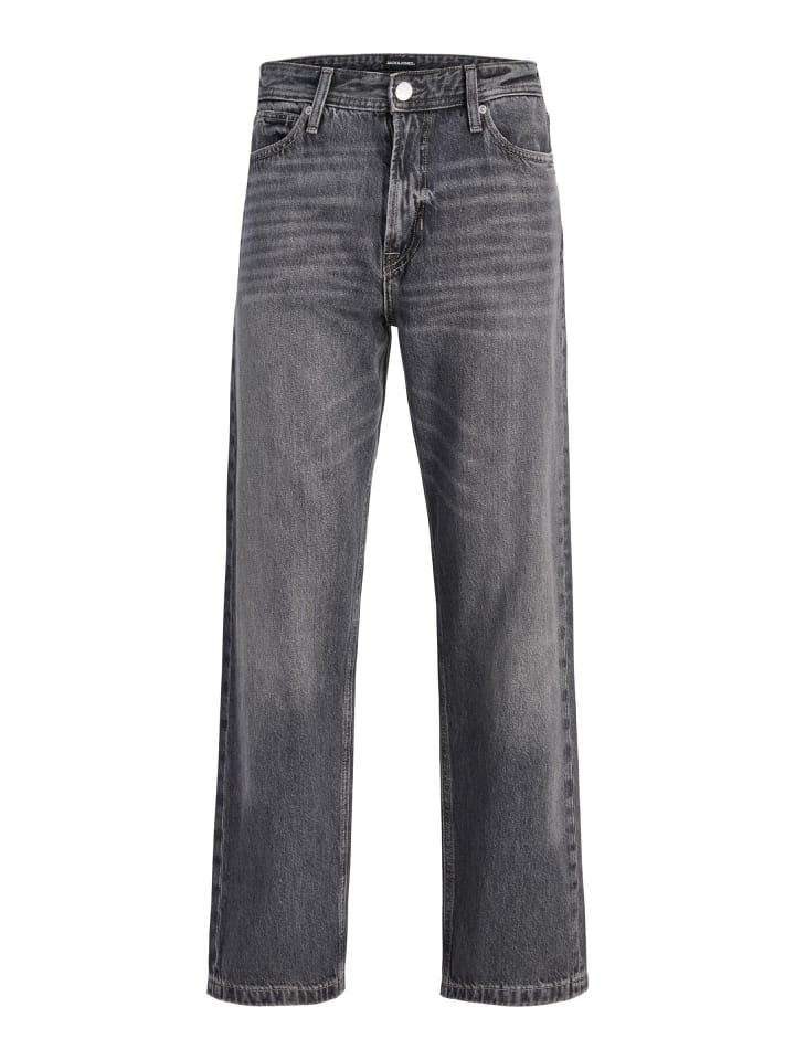 Locker geschnitten in Black Denim