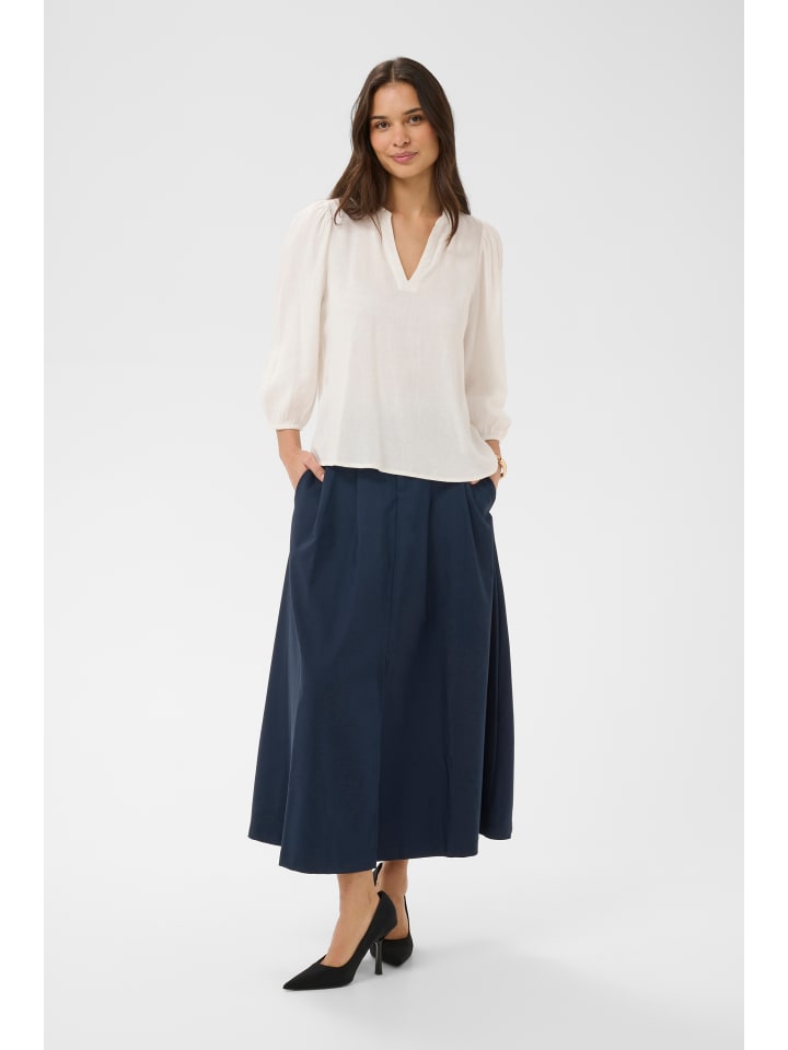 Kurzarm-Bluse KAmilia Regular fit in Chalk