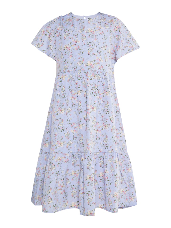 Mädchen (Kids) Kleid in Hellblau Blume