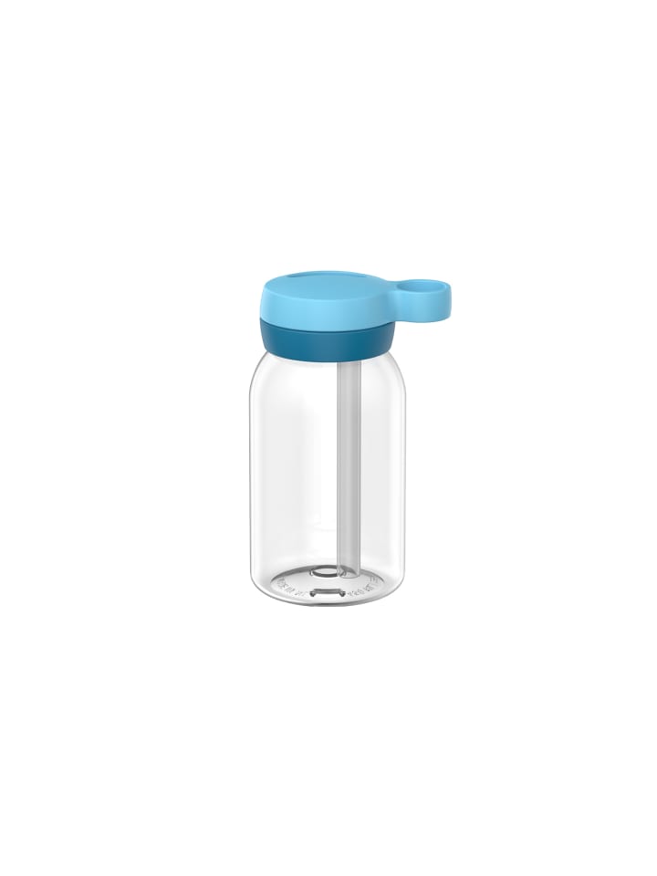 Trinkflasche mit Trinkhalm Campus in Cool Blue 450 ml