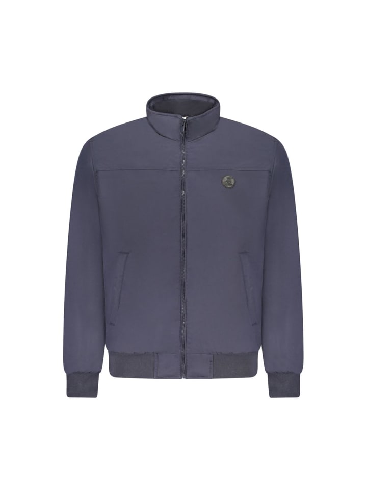 Blau Polyester Herren Jacke