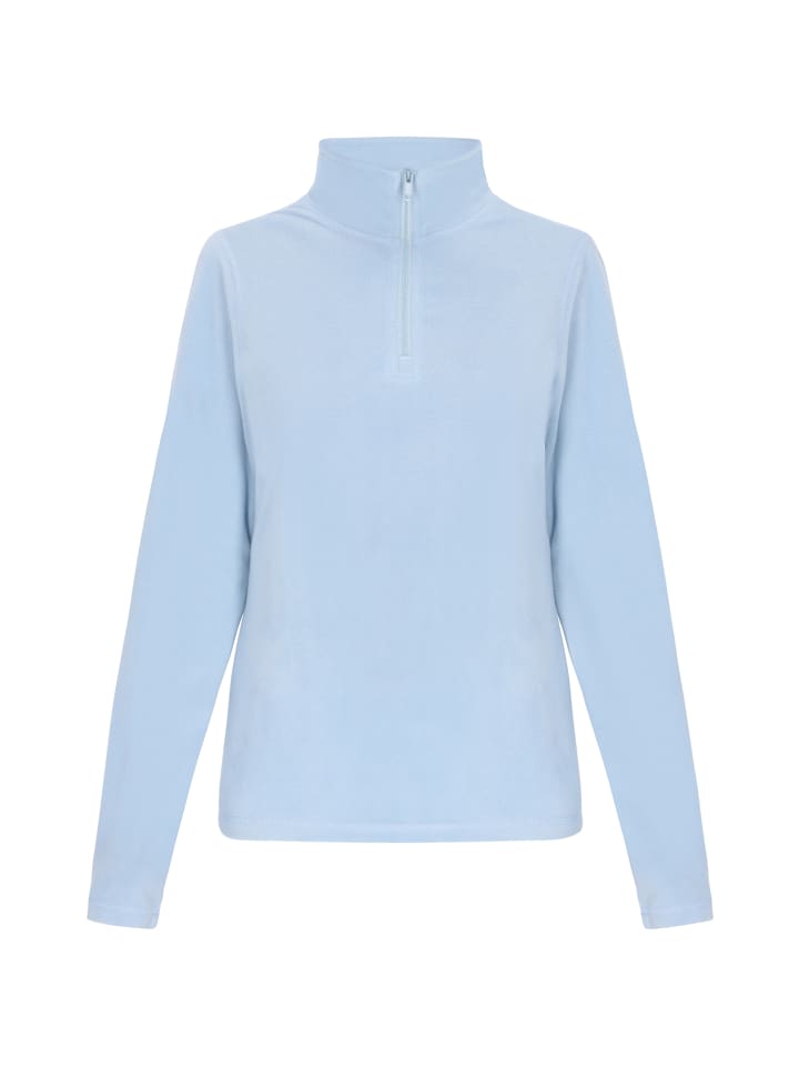 Women Fleece Pullover in Hellblau