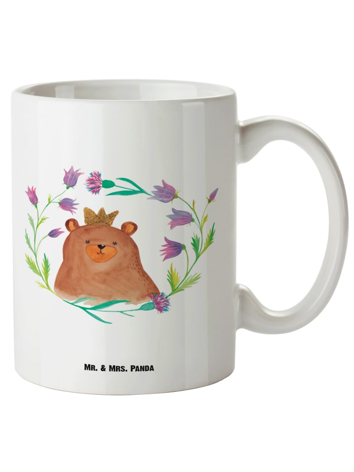 Tasse Bär Königin ohne Spruch in Weiß