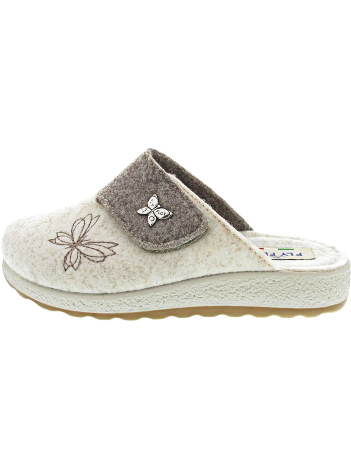 Hausschuh Beige