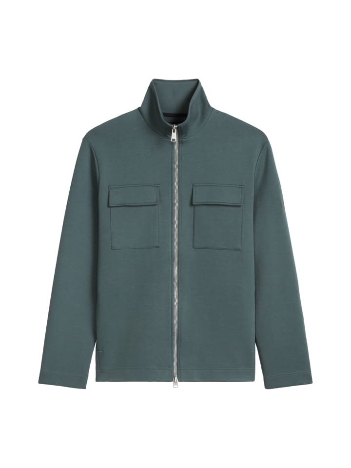 Zipper-Sweatjacke in Skipping Stone