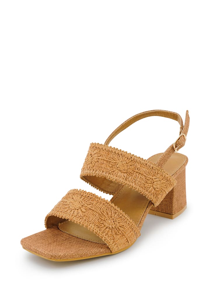 Sandale ISELY in walnut brown