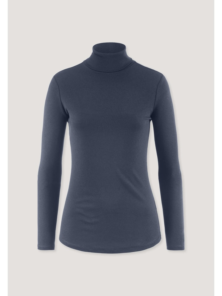 Softrib Longsleeve in graphitblau