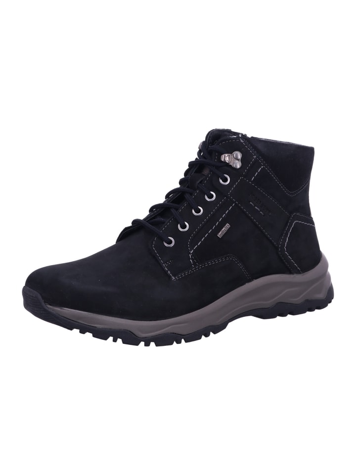 Herren- Winterschuhe warm Stiefelette in Schwarz