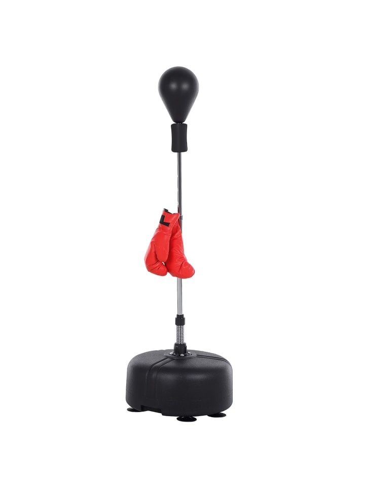 Punchingball-Set,ø48 x H136-154 cm,Schwarz + Rot