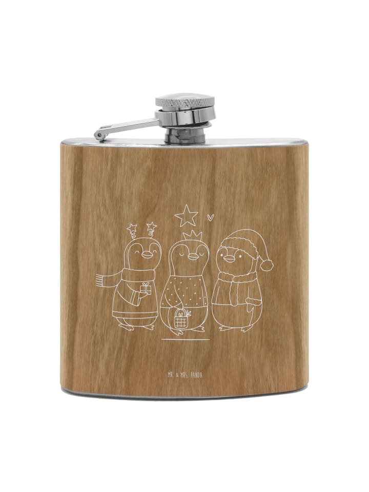 Taschenflasche Winterzeit Heilige drei Könige o... in Braun