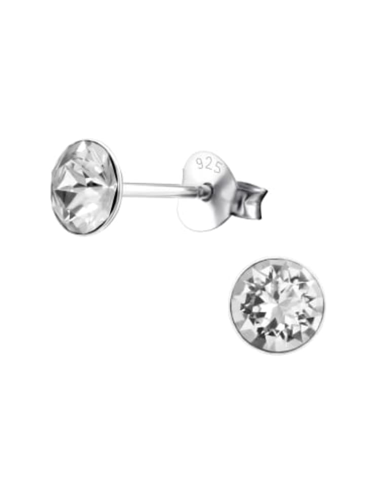 Ohrstecker CRYSTAL 5 mm I black diamond