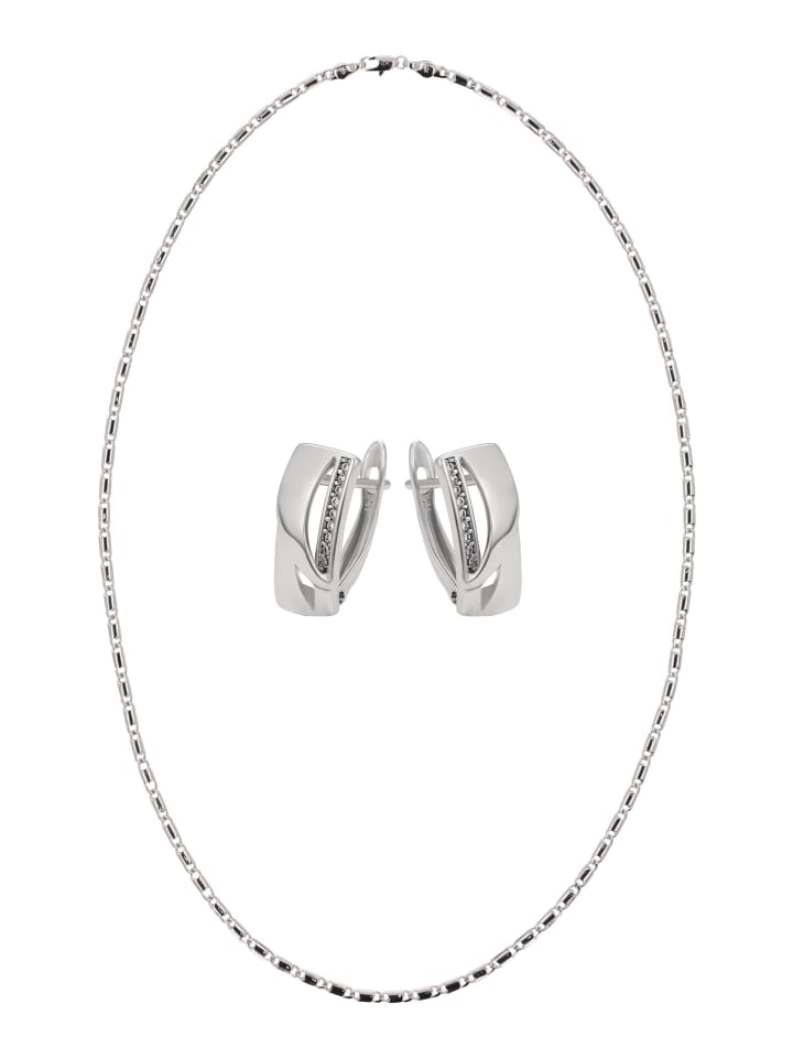 Women Jewelry Set in silver