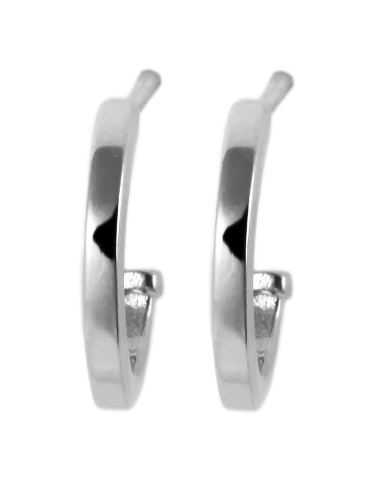 Unisex Ohrringe – Ohrstecker aus 925 Silber in silber