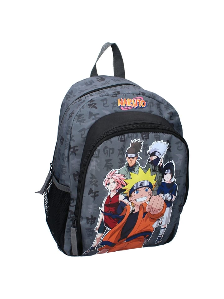 Naruto Rucksack für Schule & Alltag – Praktisch & Geräumig in Grau