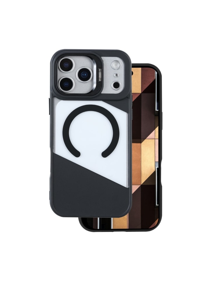TFO Fusion Mag kompatibel mit iPhone 17 Pro Max schwarz Handyhülle in schwarz