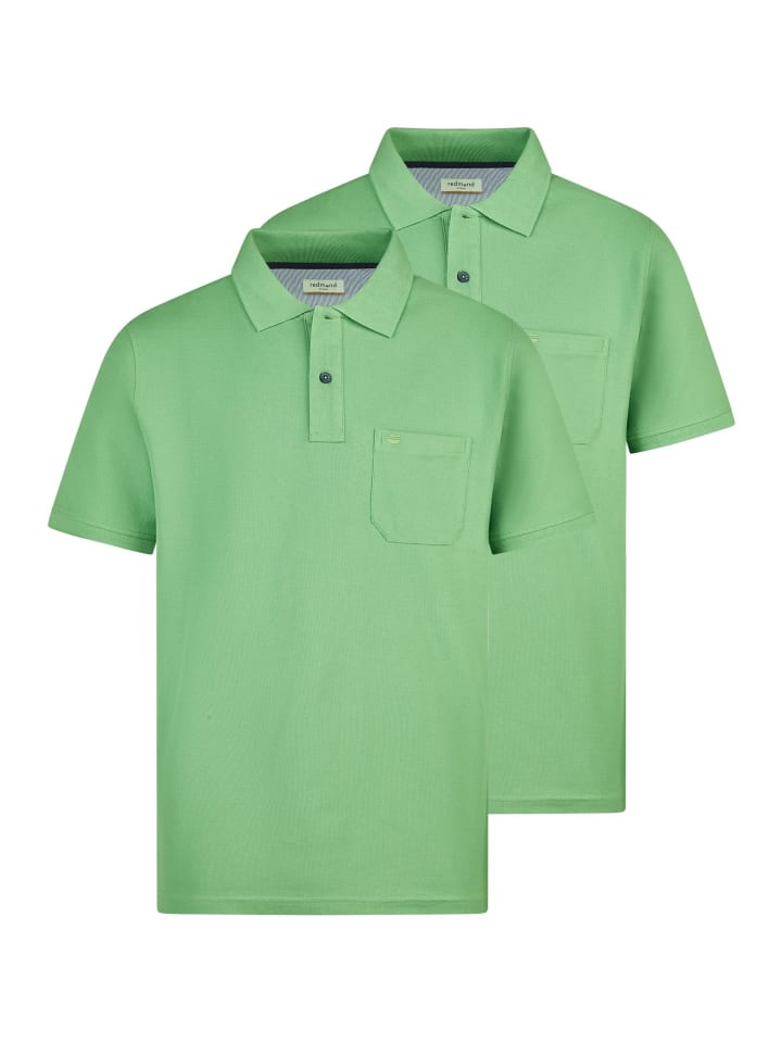 Poloshirt Basic in Hellgrün
