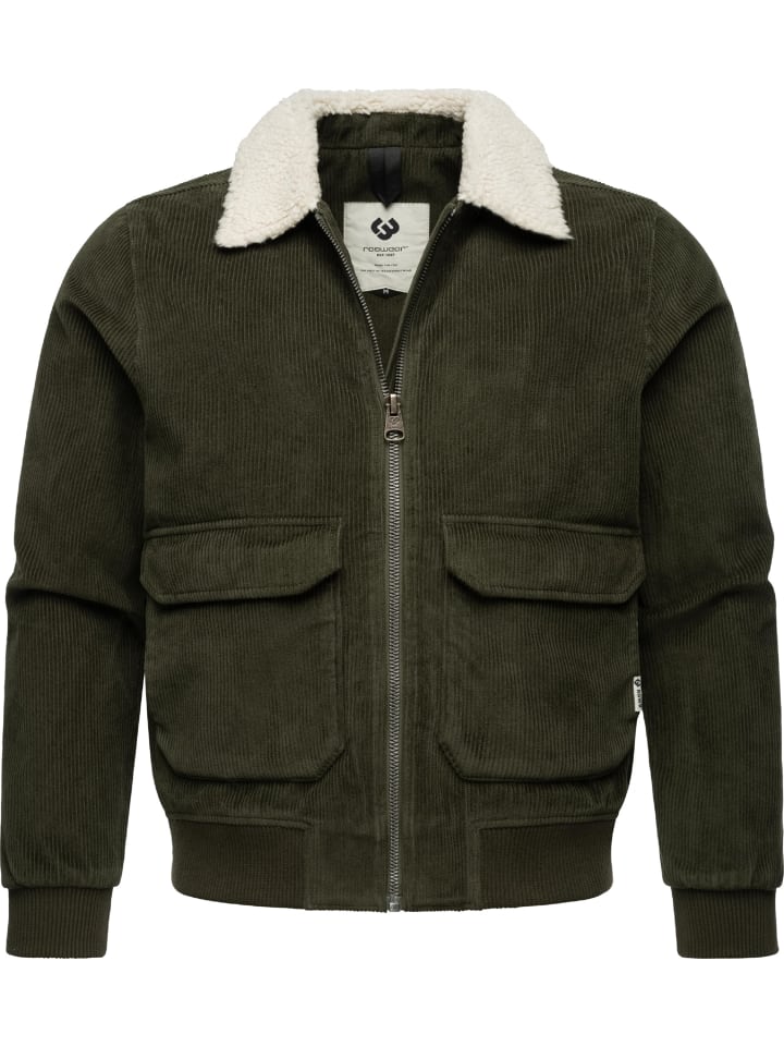 Cordjacke Aviss in Dark Olive