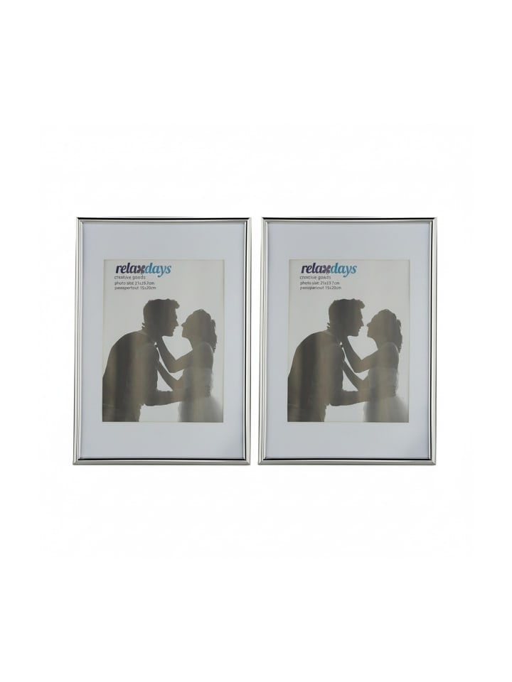 24 x Bilderrahmen "A4" in Silber