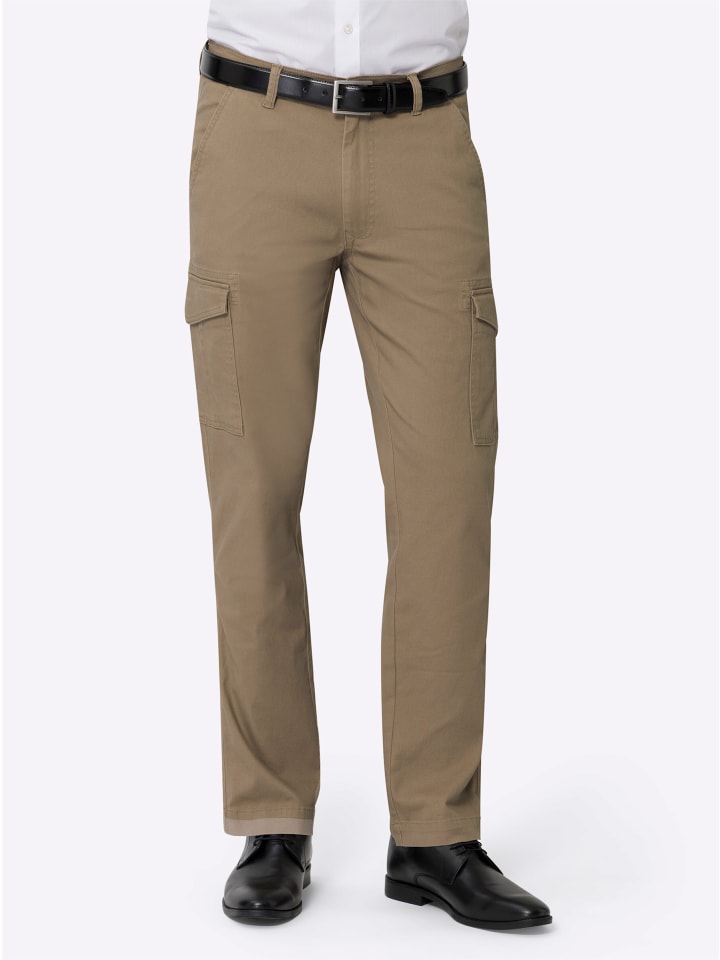 Twill-Hose in beige