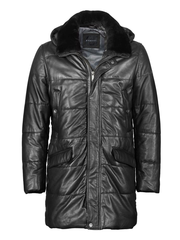 Lederjacke BUTREMO in Schwarz