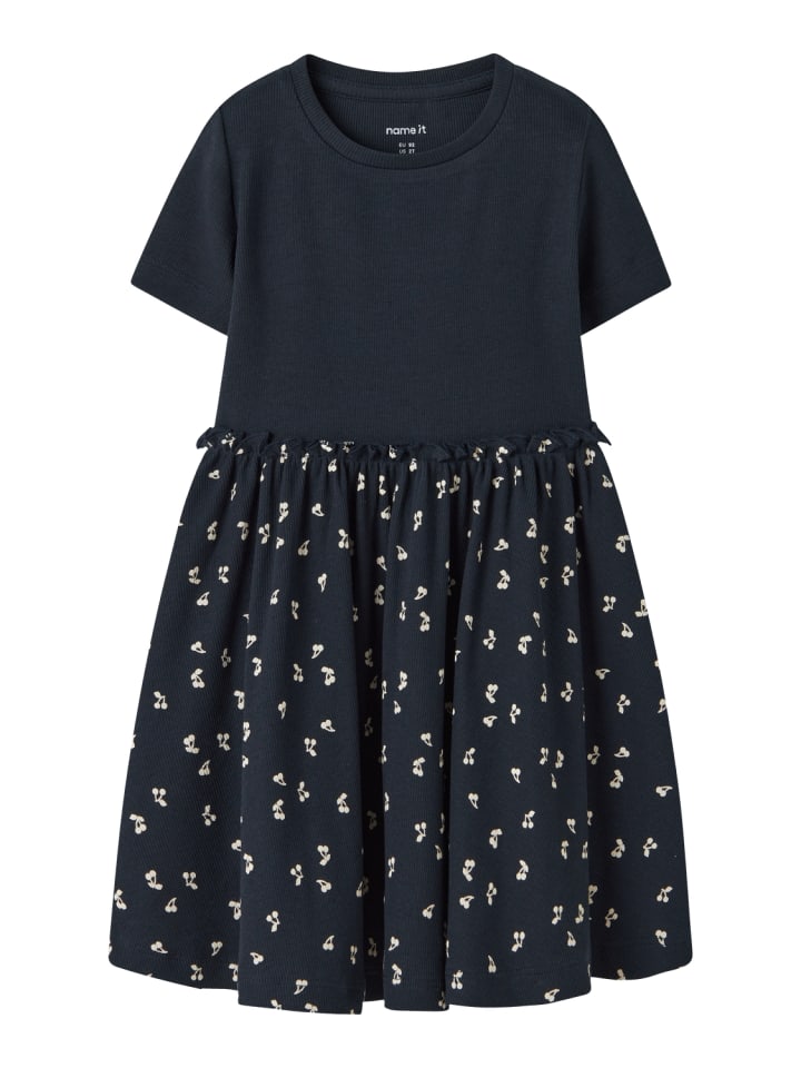 Kurzarm Sommerkleid Bio-Baumwolle Nmfhaisy in salute