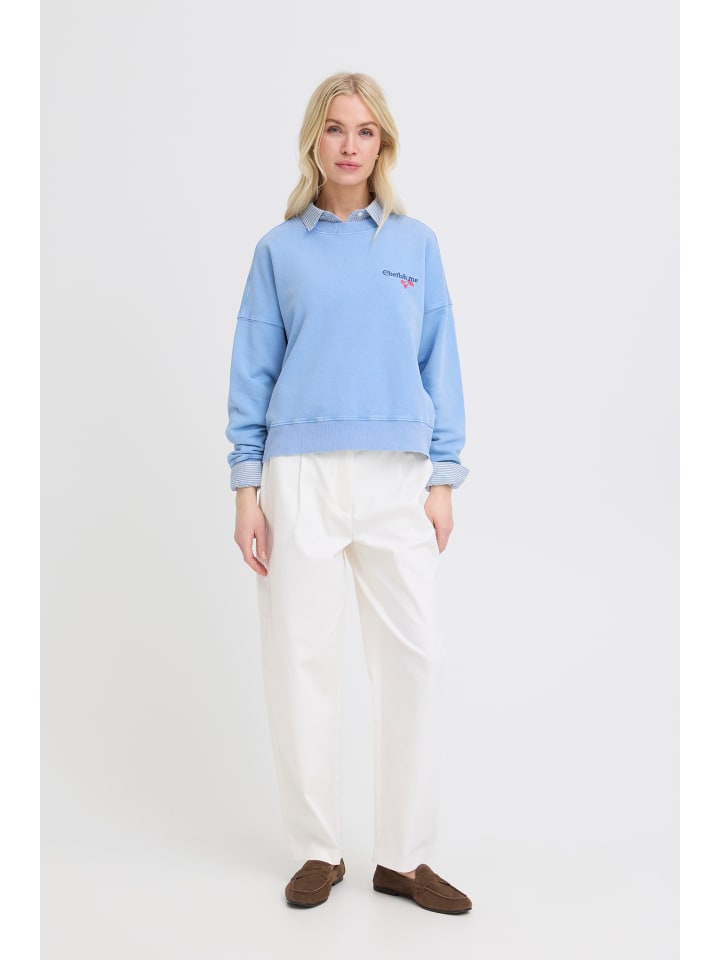 Sweatshirt BYRASMA Relaxed fit in Della Robbia Blue