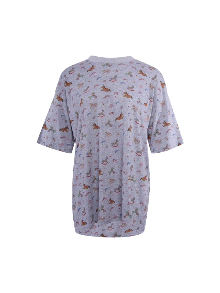 Women T-Shirt in Dark Grey